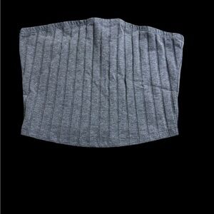 Bozzolo Charcoal Ribbed Top